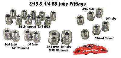 What size of Steel brake lines and fittings 